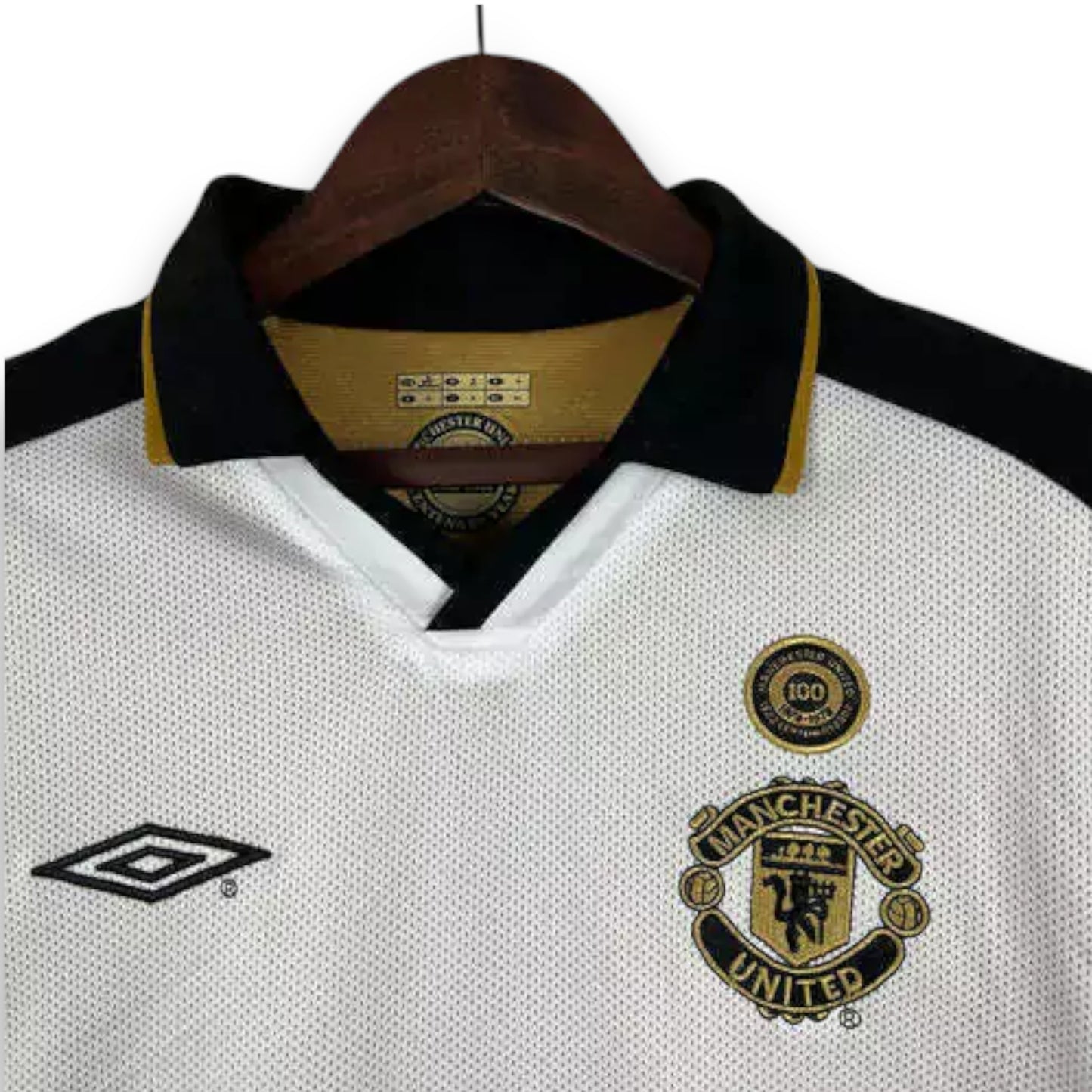 Camiseta Manchester United 2001-2002 Centenario (Reversible)