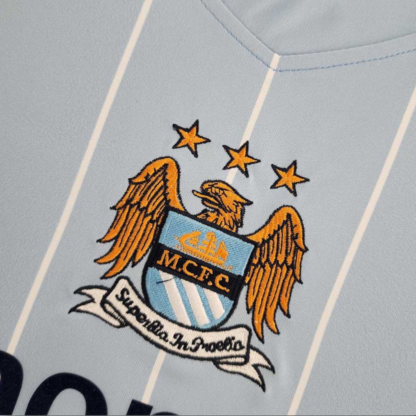 Camiseta Manchester City 2007-2008 Local