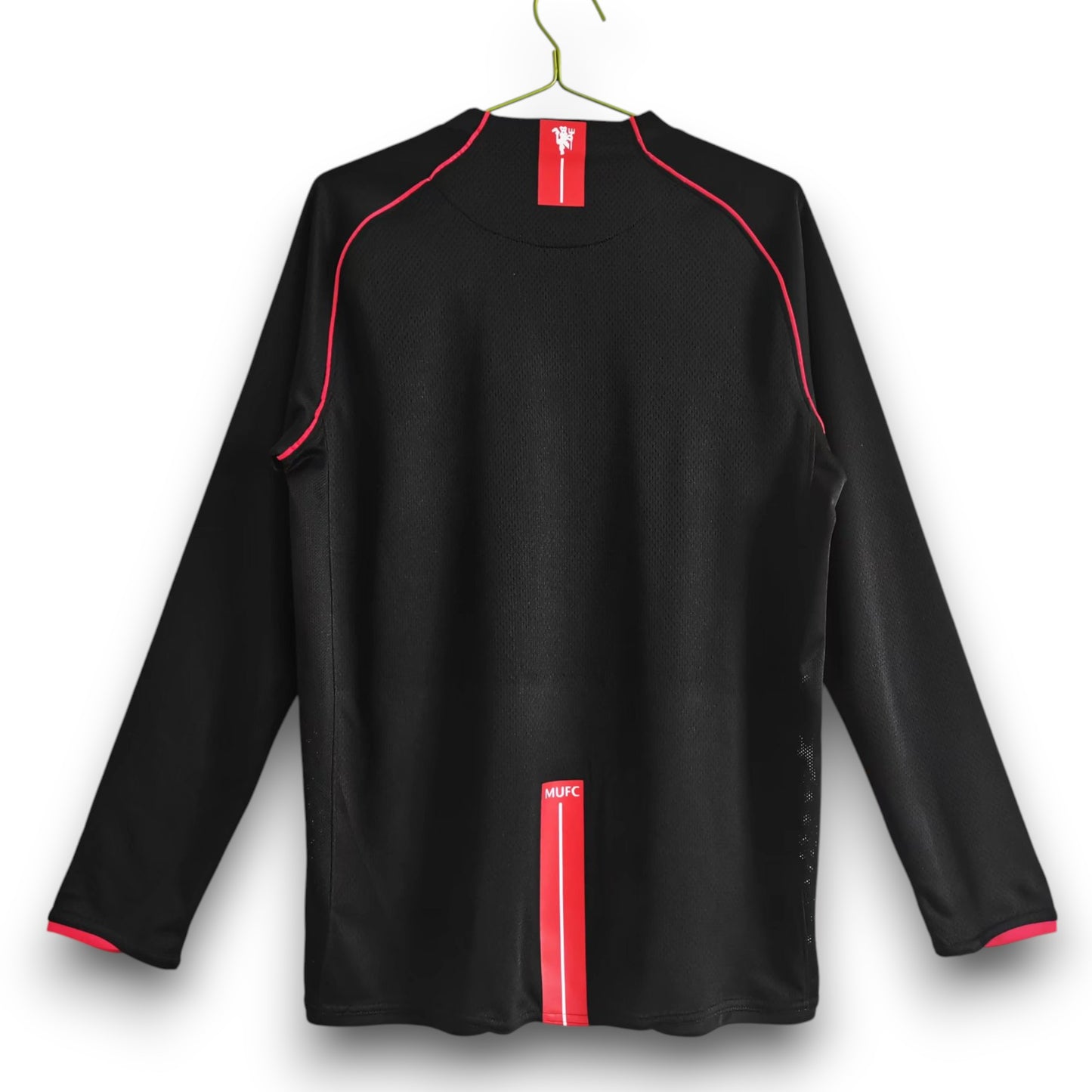 Camiseta Manchester United 2007-2008 Visitante Manga Larga