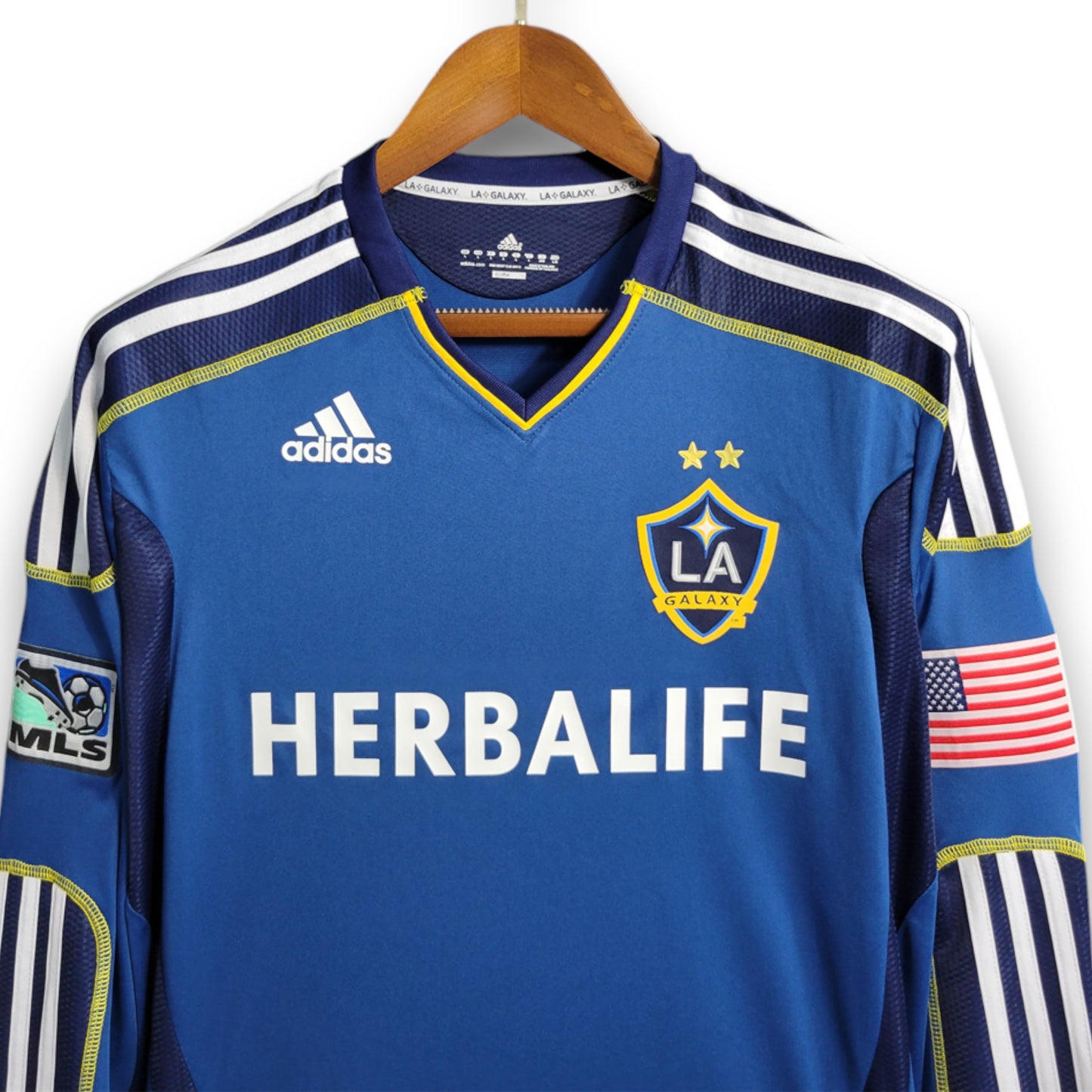 Camiseta L.A Galaxy 2011-2012 Visitante Manga Larga