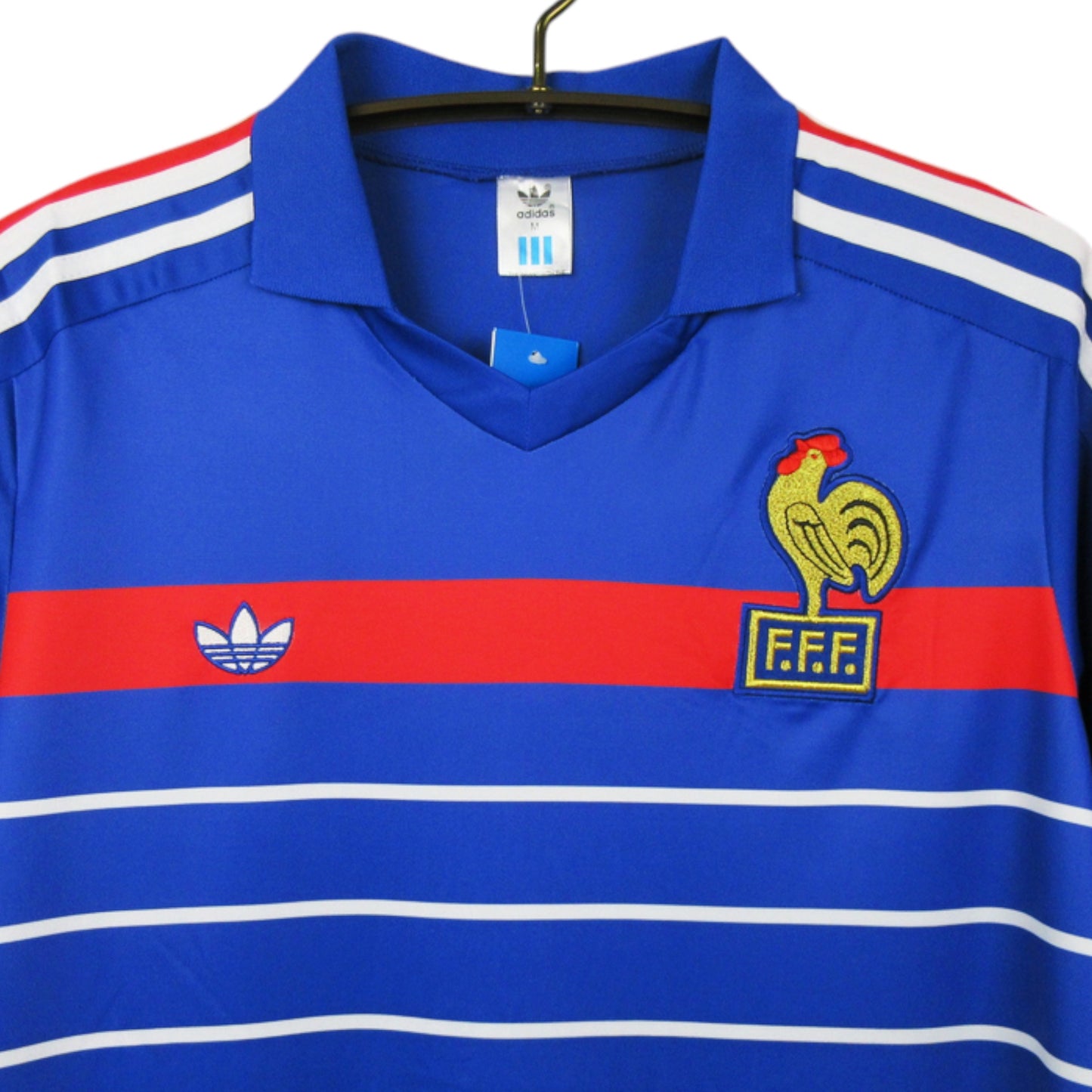 Camiseta Francia 1984 Local Manga Larga