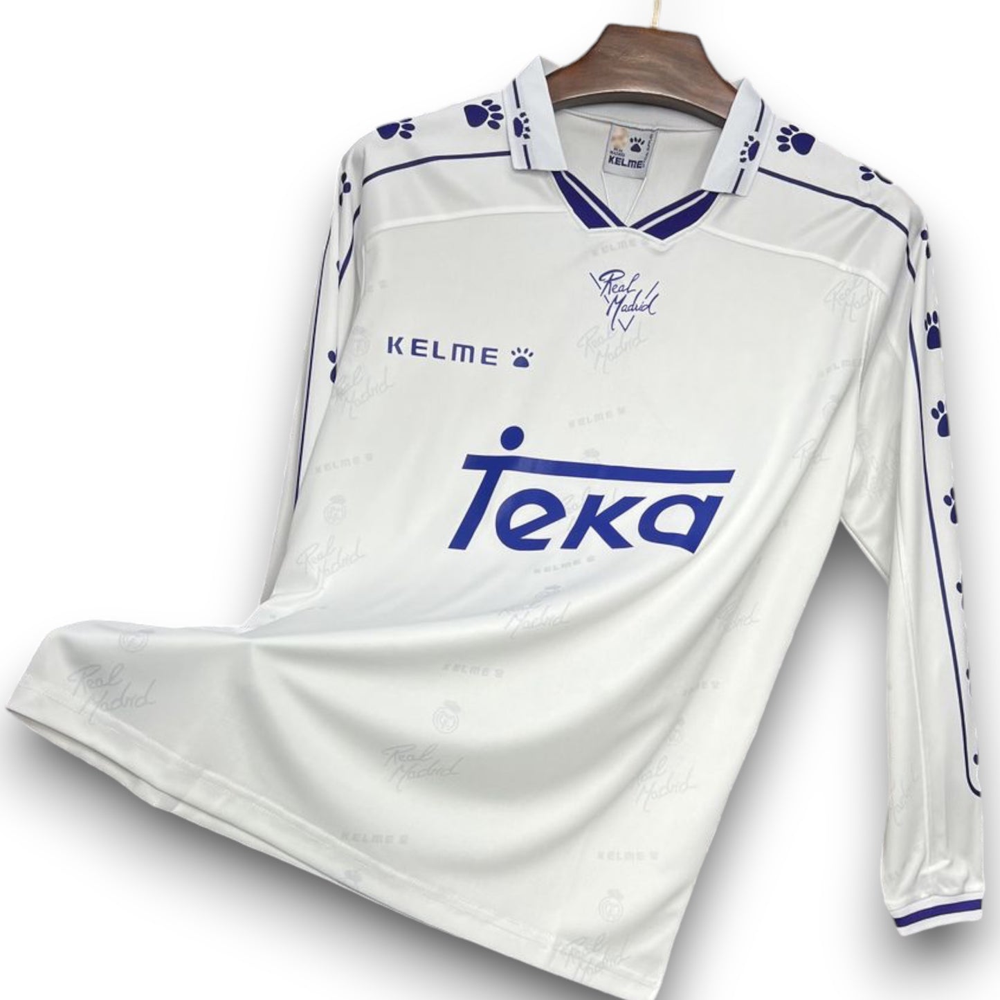 Camiseta Real Madrid 1994-1996 Local - Manga Larga