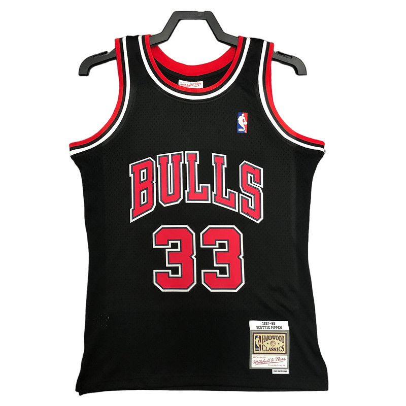 Camiseta Chicago Bulls Pippen - Mitchell & Ness- Black
