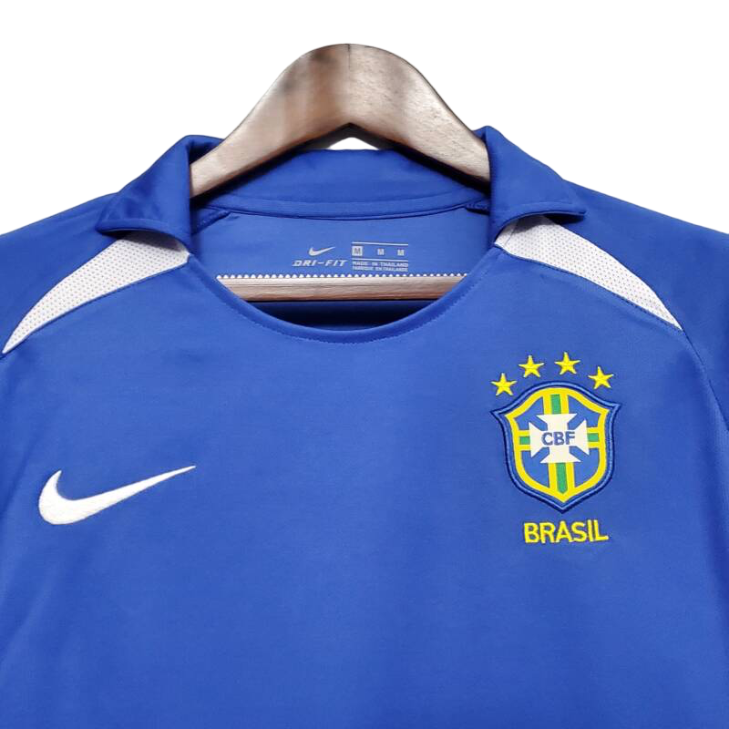 Camiseta Brasil 2002 Visitante