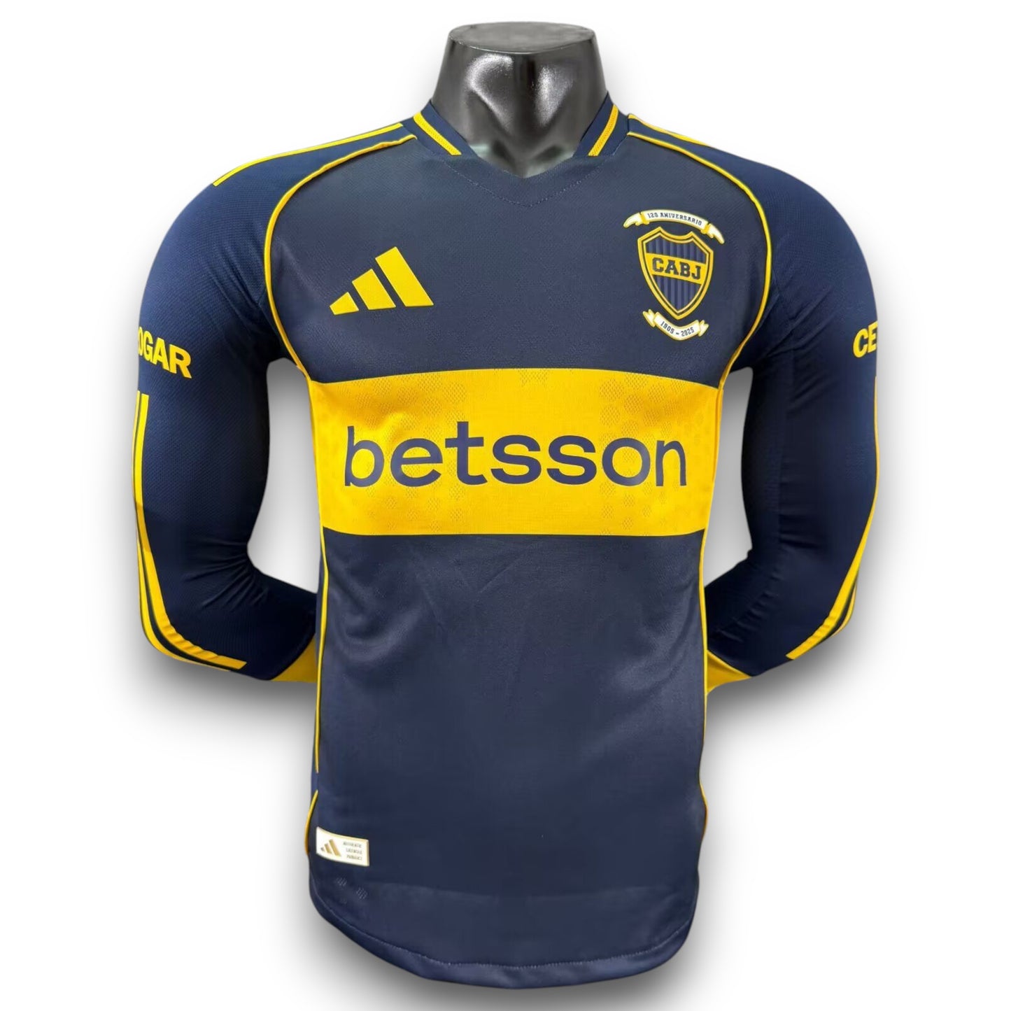 Camiseta Boca Juniors 2025-2026 Local Manga Larga - Version Pro Player