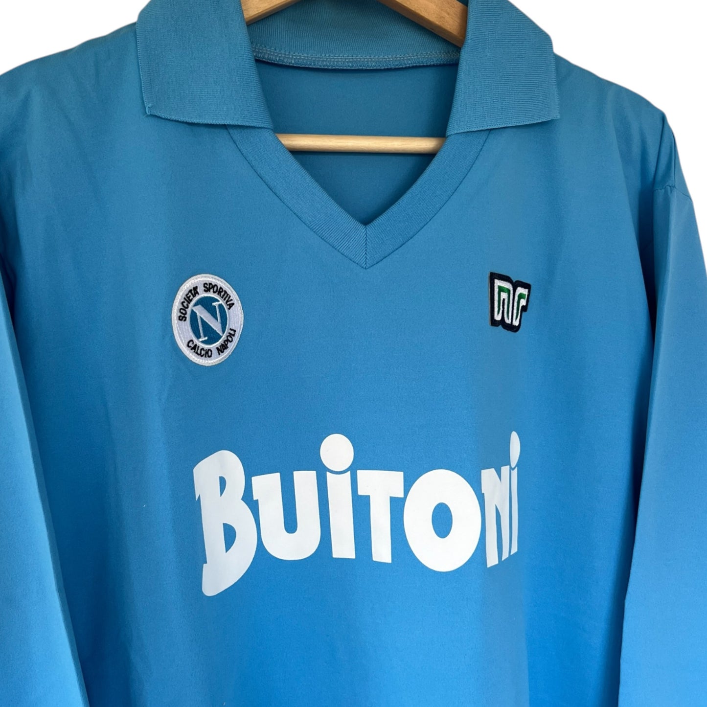 Camiseta Nápoles 1988-1989 Local - Manga Larga
