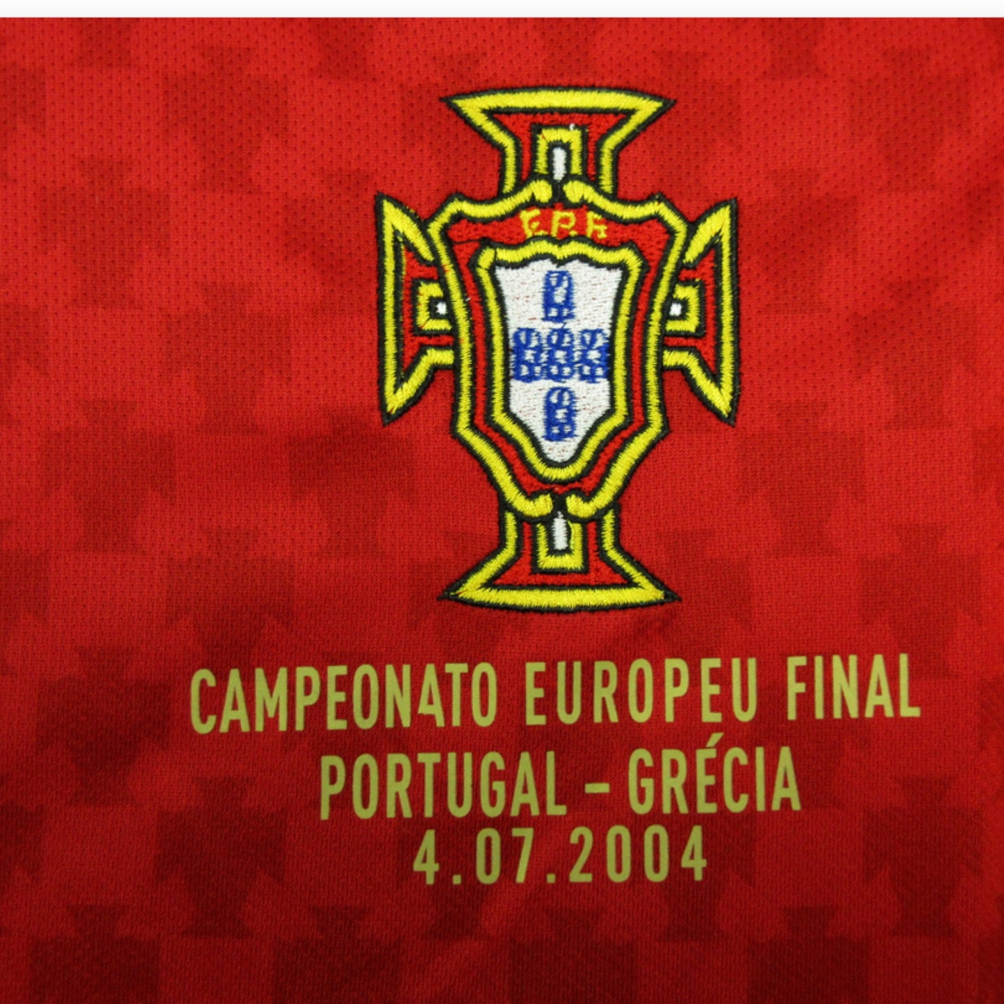 Camiseta Portugal 2004 Local - Final Eurocopa