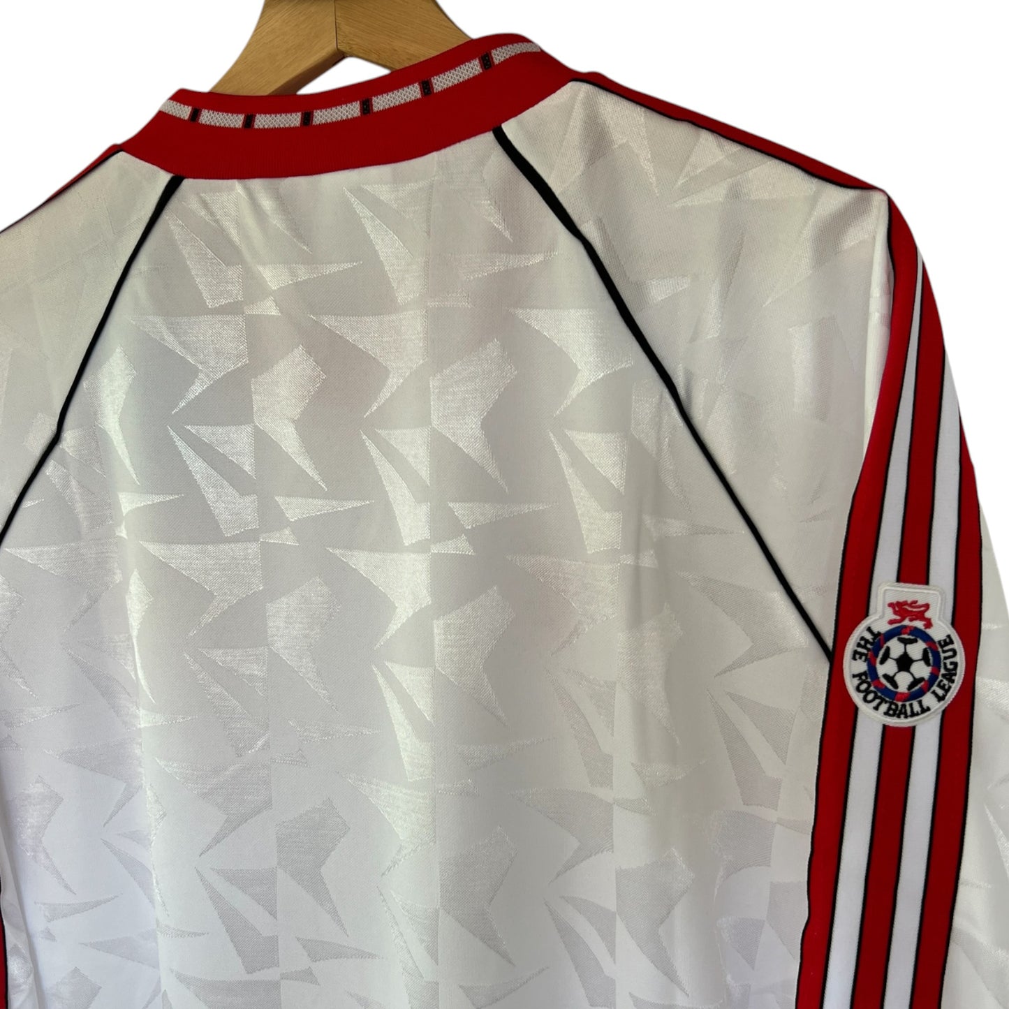 Camiseta Manchester United 1990-1991 Visitante Manga Larga Campeones Europa