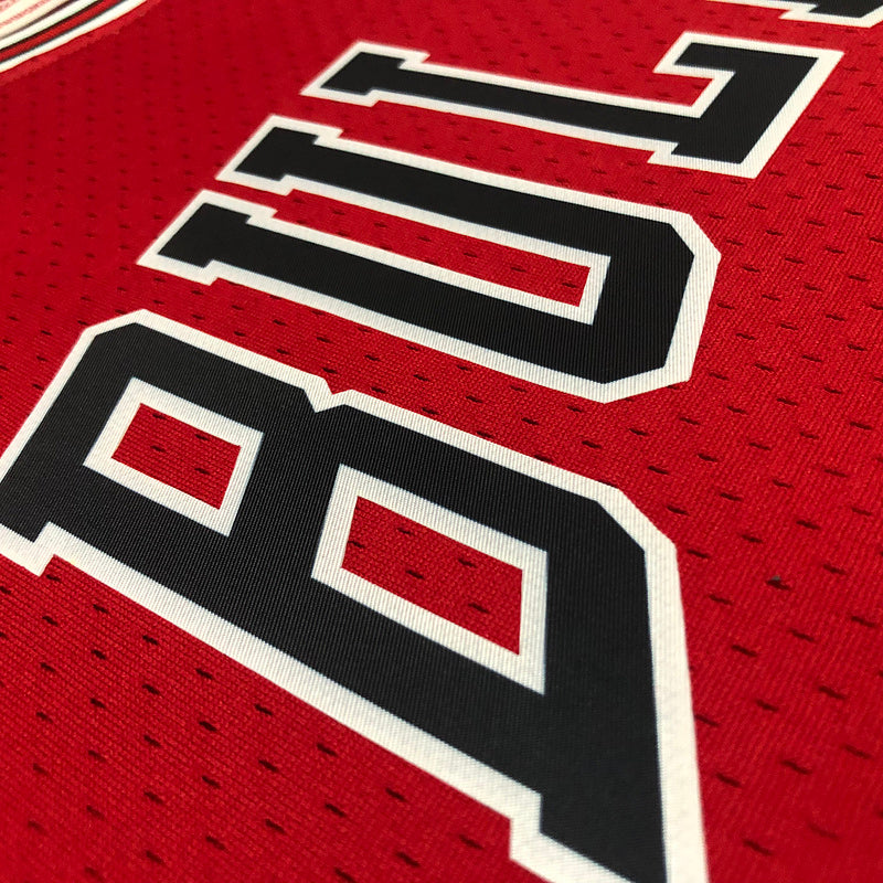 Camiseta Chicago Bulls Jordan - Mitchell & Ness- Red