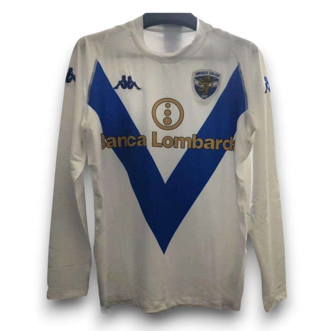Camiseta Brescia 2003-2004 Visitante Manga Larga