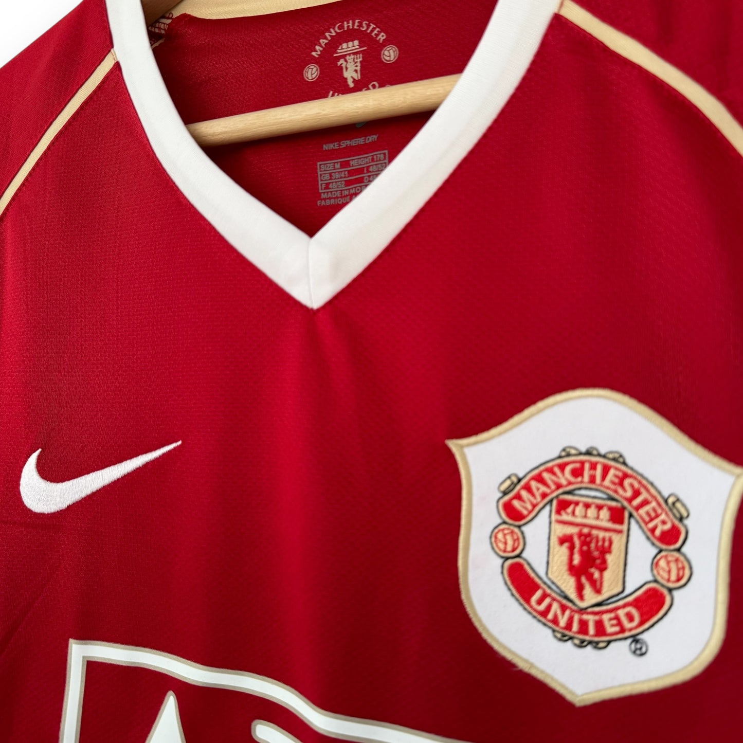 Camiseta Manchester United 2006-2007 Local