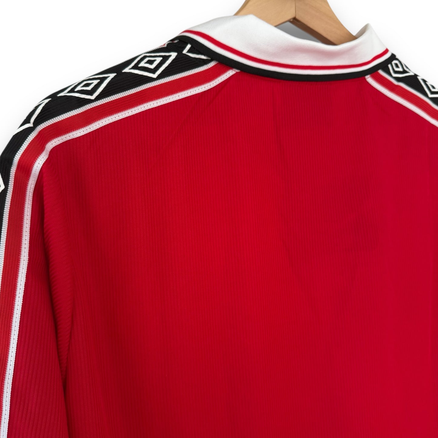 Camiseta Manchester United 1998-1999 Local Manga Larga