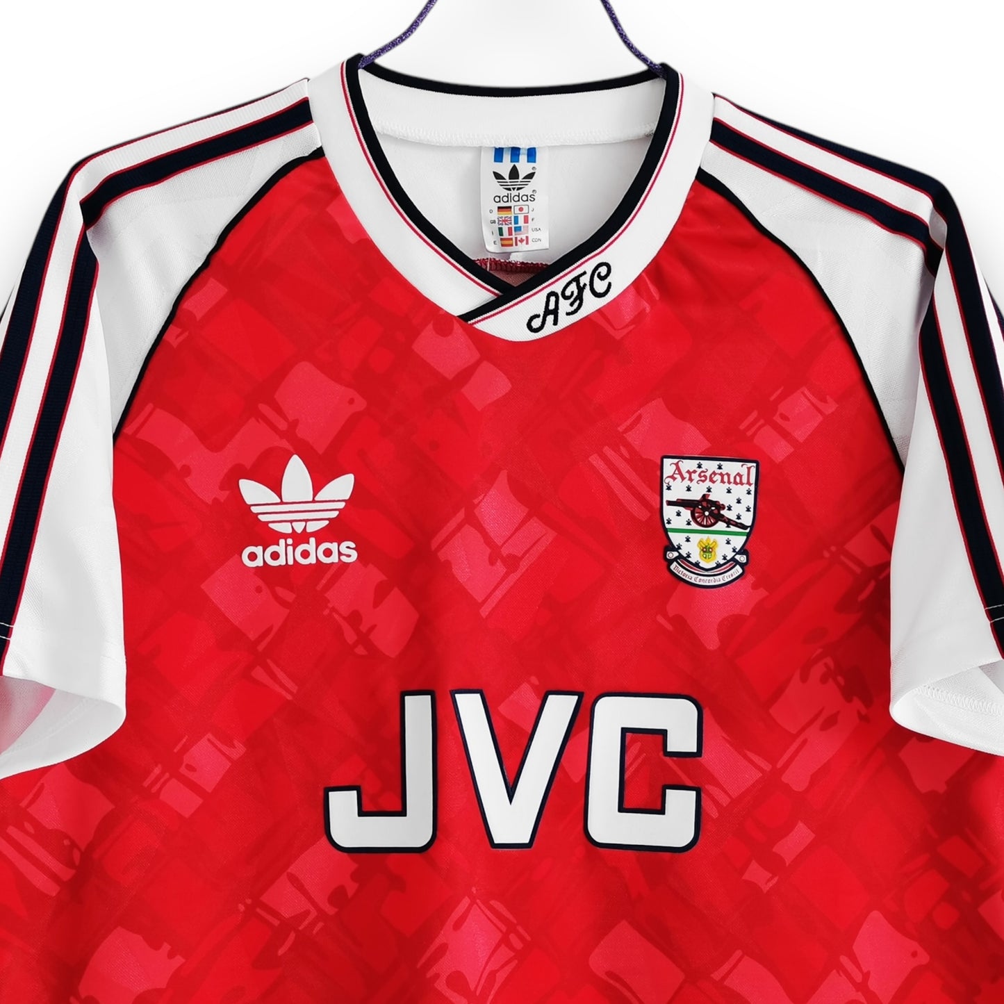 Camiseta Arsenal 1990-1992 Local