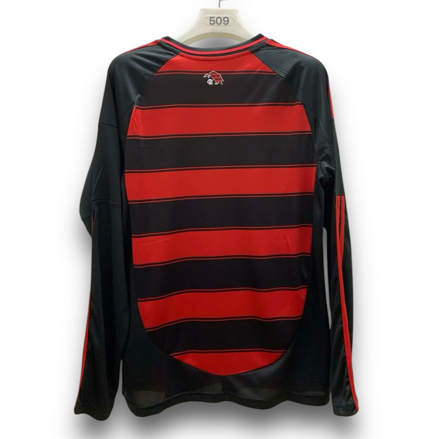 Camiseta Flamengo 2025 Local Manga Larga