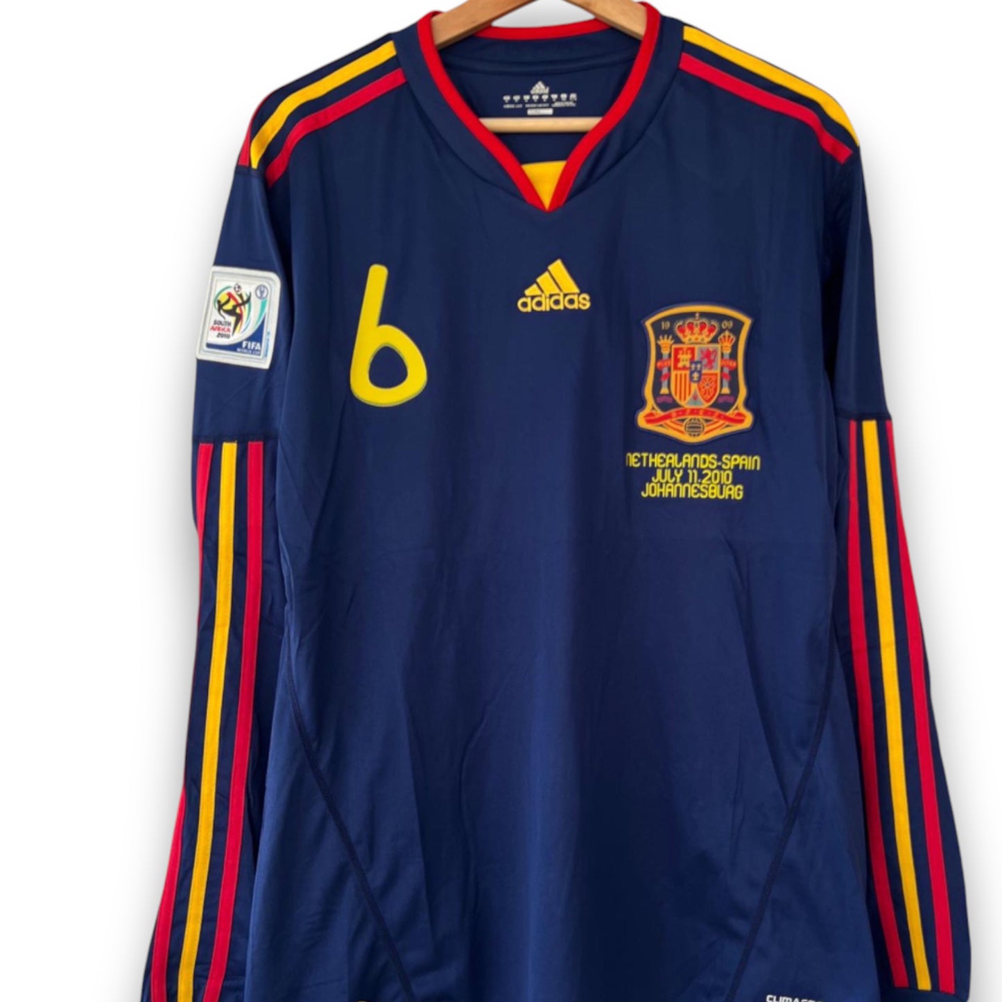 Camiseta España 2010 Visitante - Manga Larga
