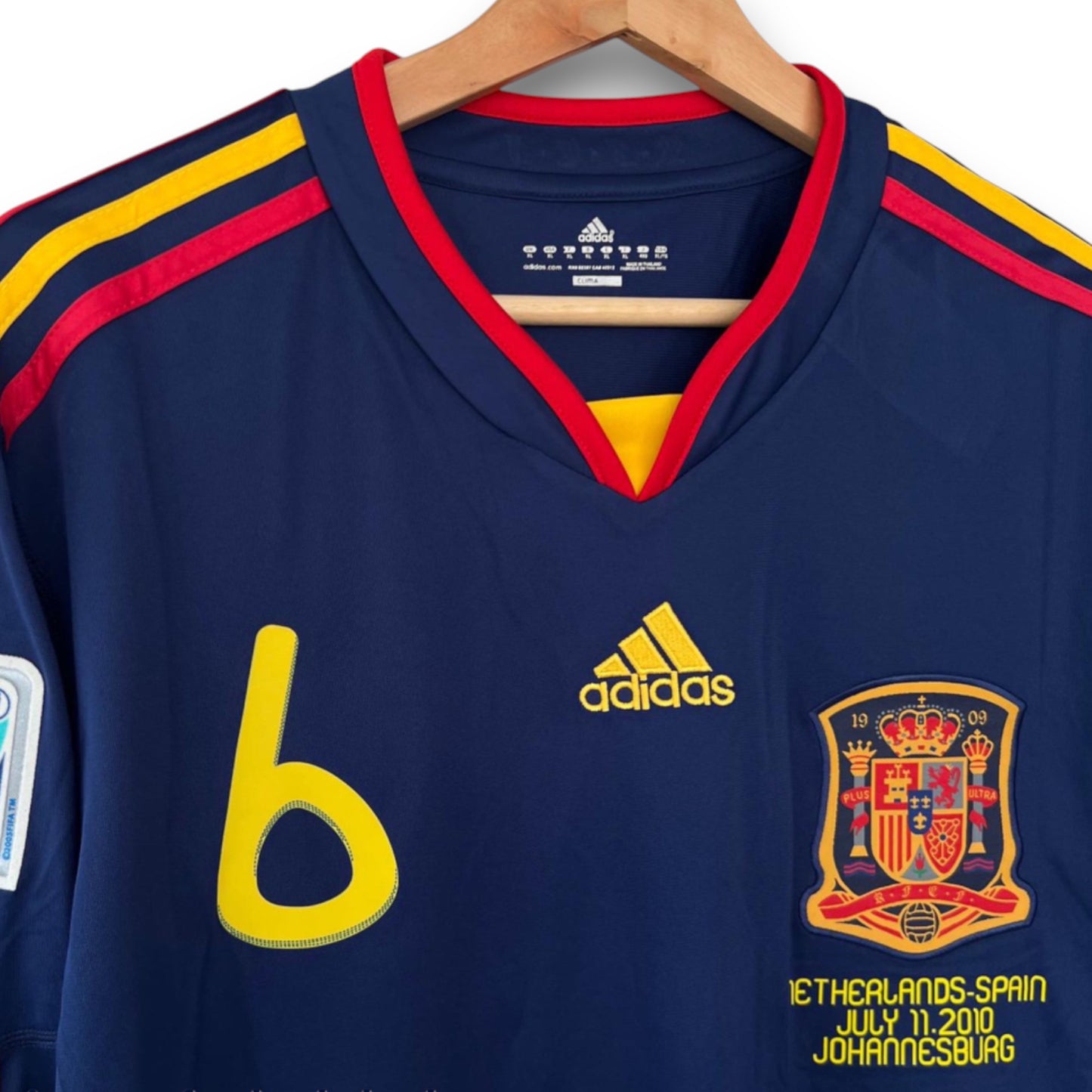 Camiseta España 2010 Visitante - Manga Larga