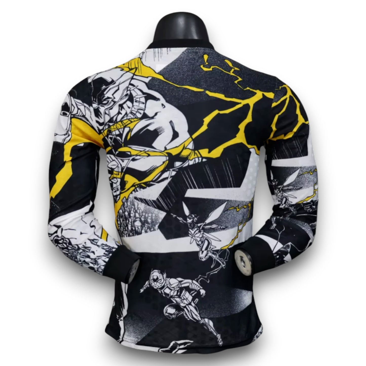 Camiseta Real MadridxMarvel 2025-2026 Manga Larga - Version Pro Player