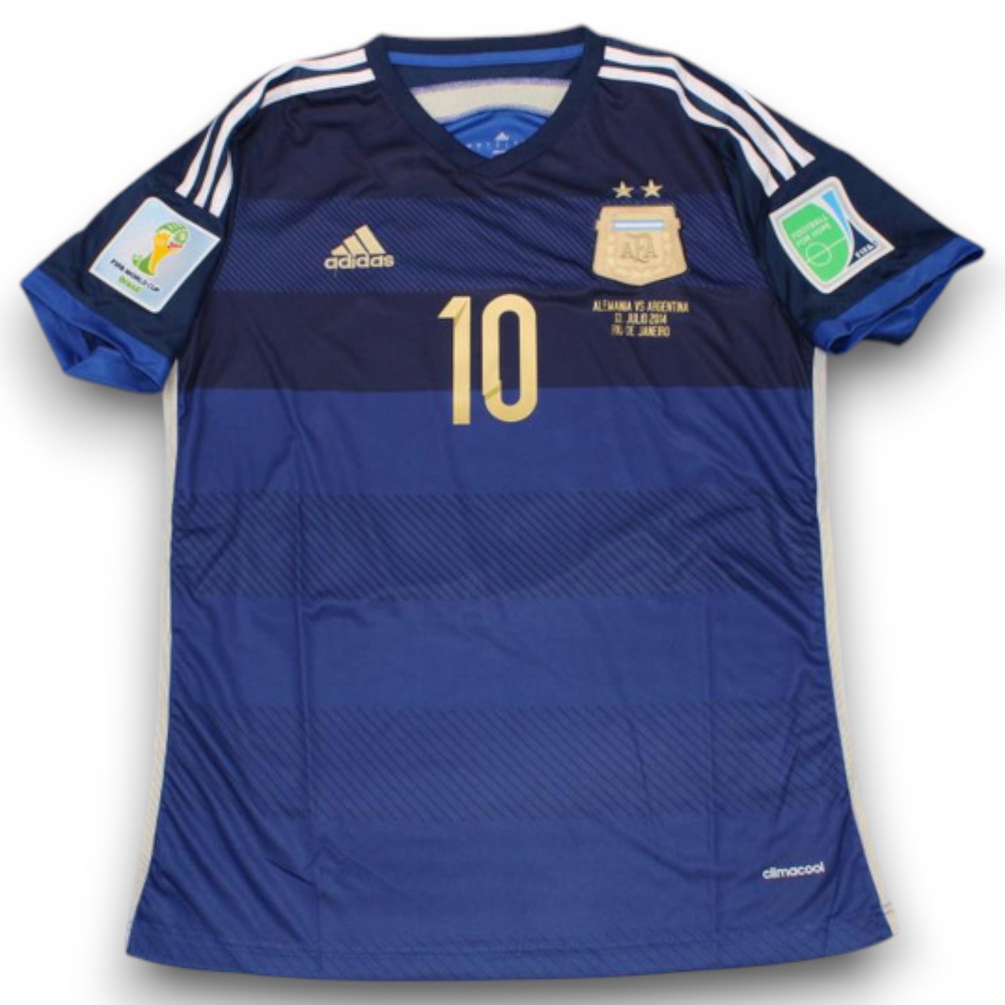 Camiseta Argentina 2014 Visitante - Final mundial Brasil