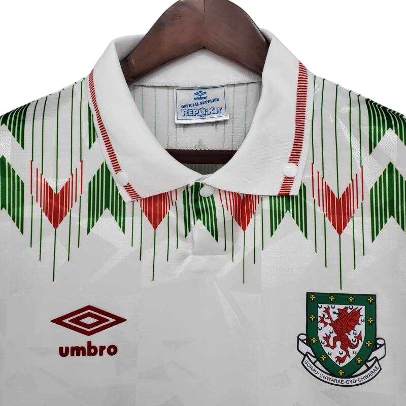 Camiseta Gales 91/92 Visitante