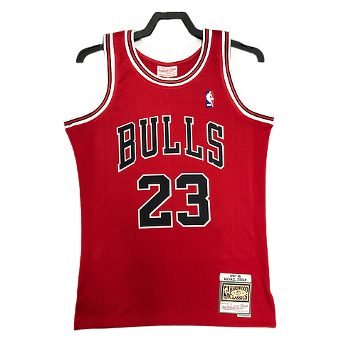 Camiseta Chicago Bulls Jordan - Mitchell & Ness- Red