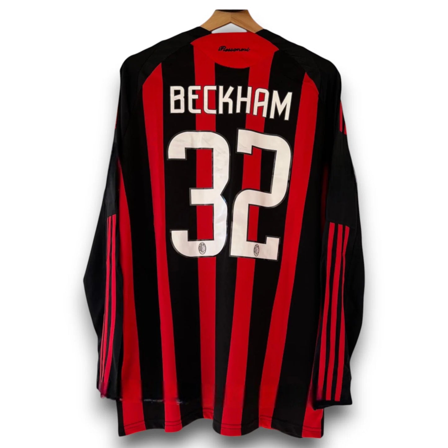 Camiseta AC Milan 2008-09 Local Manga Larga