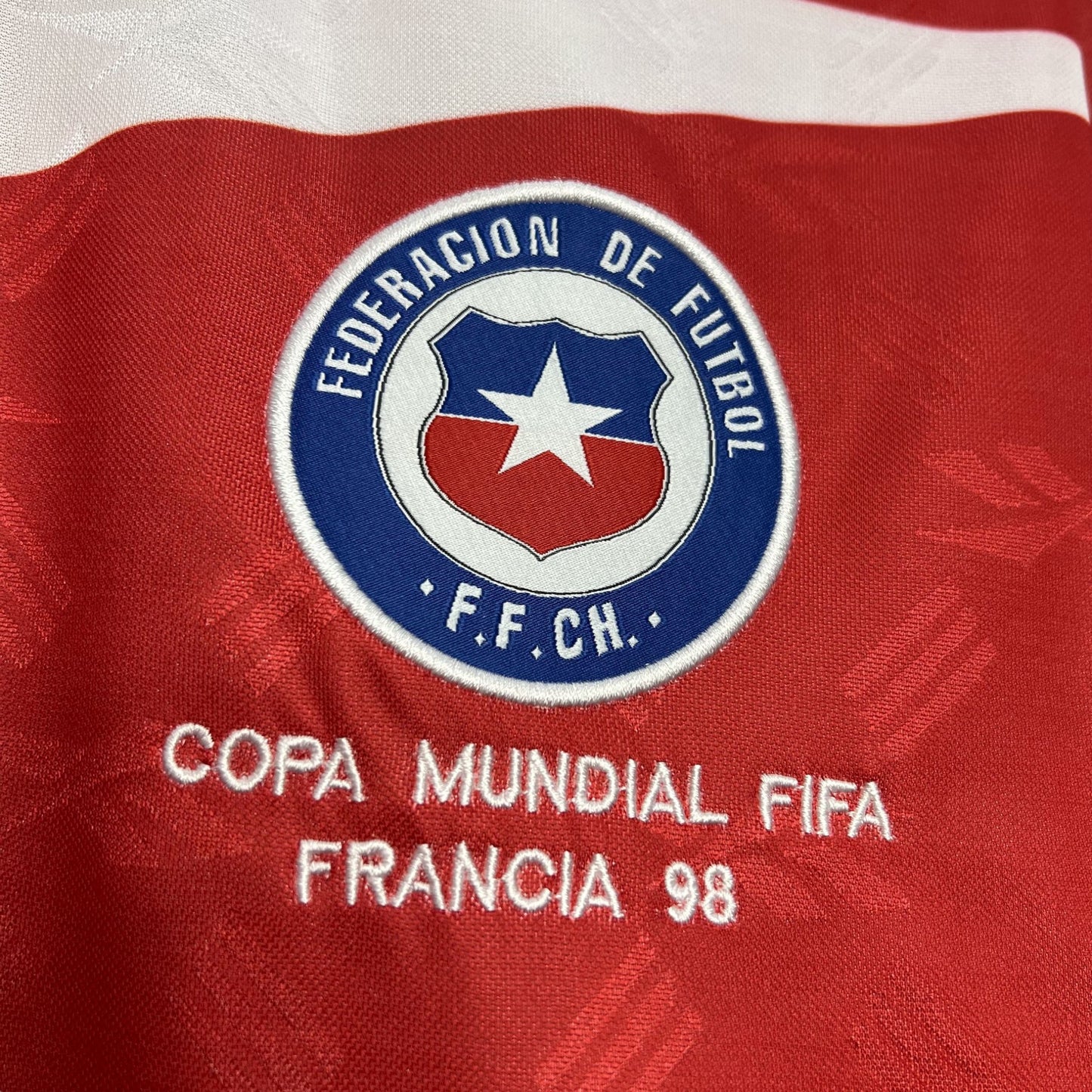 Camiseta Chile 1998 Local - Manga Larga