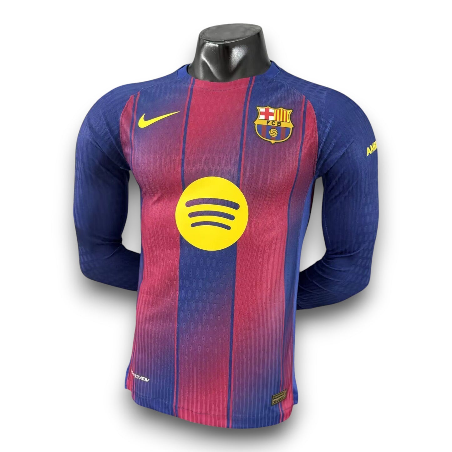 Camiseta Barcelona 2025-2026 Local Manga Larga - Version Pro Player