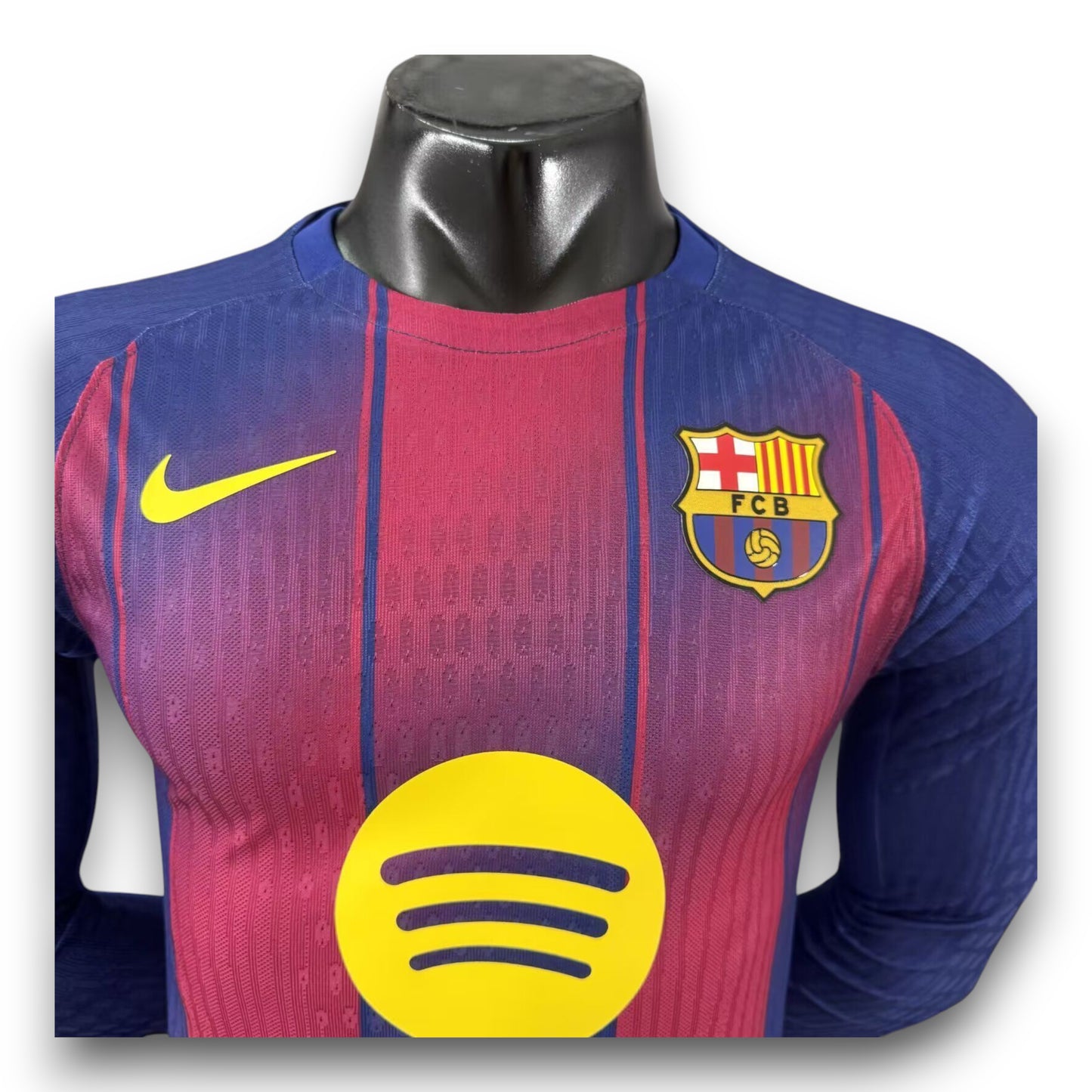 Camiseta Barcelona 2025-2026 Local Manga Larga - Version Pro Player