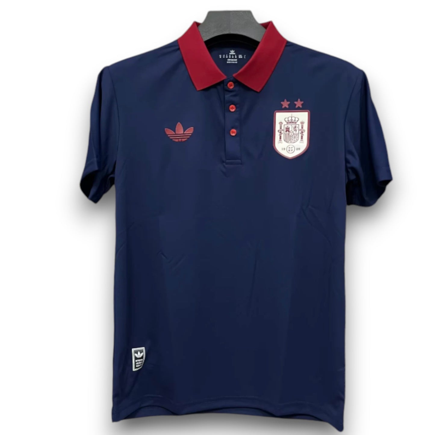 Polo España 2026-2027 Azul/Rojo Entrenamiento Dos Estrellas