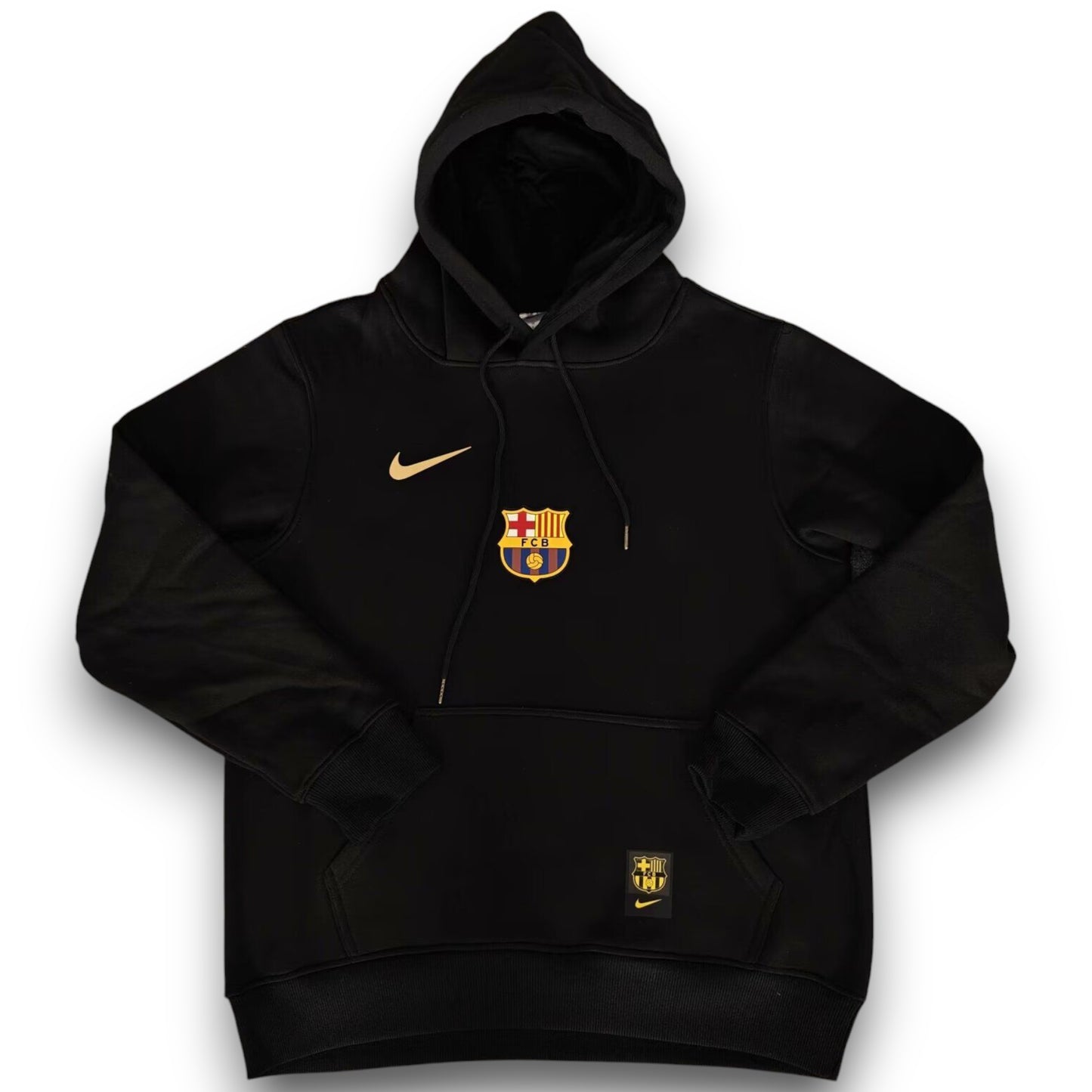 Sudadera Barcelona Negra 2024 2025 - Sudadera Adulto