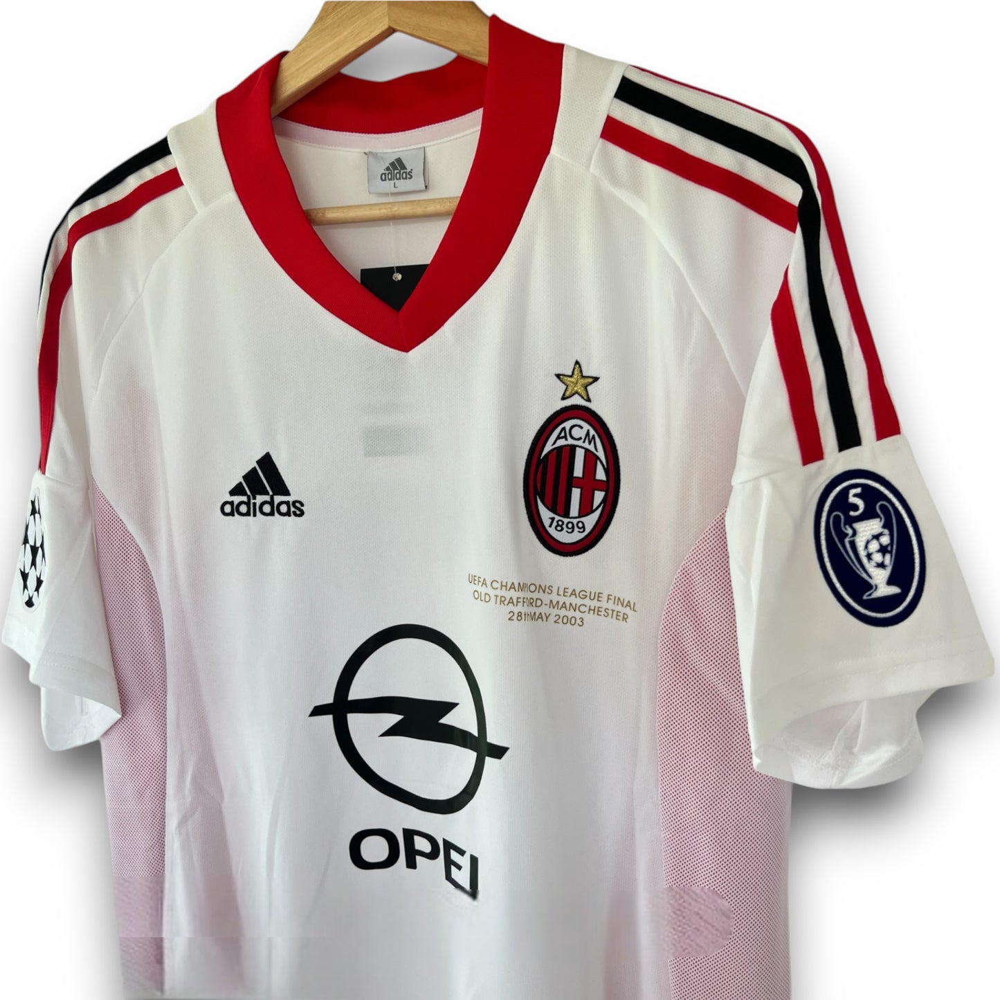 Camiseta AC Milan 2002-2003 Visitante Final UCL