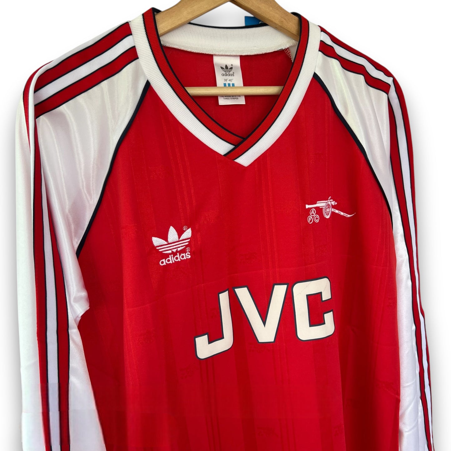 Camiseta Arsenal 1988-1989 Local Manga Larga