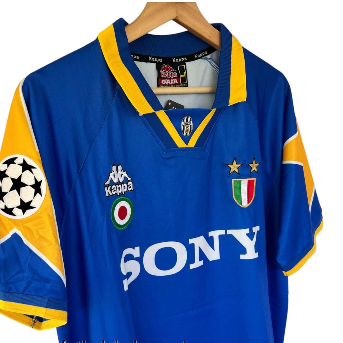 Camiseta Juventus 1995-1996 Visitante Final UCL