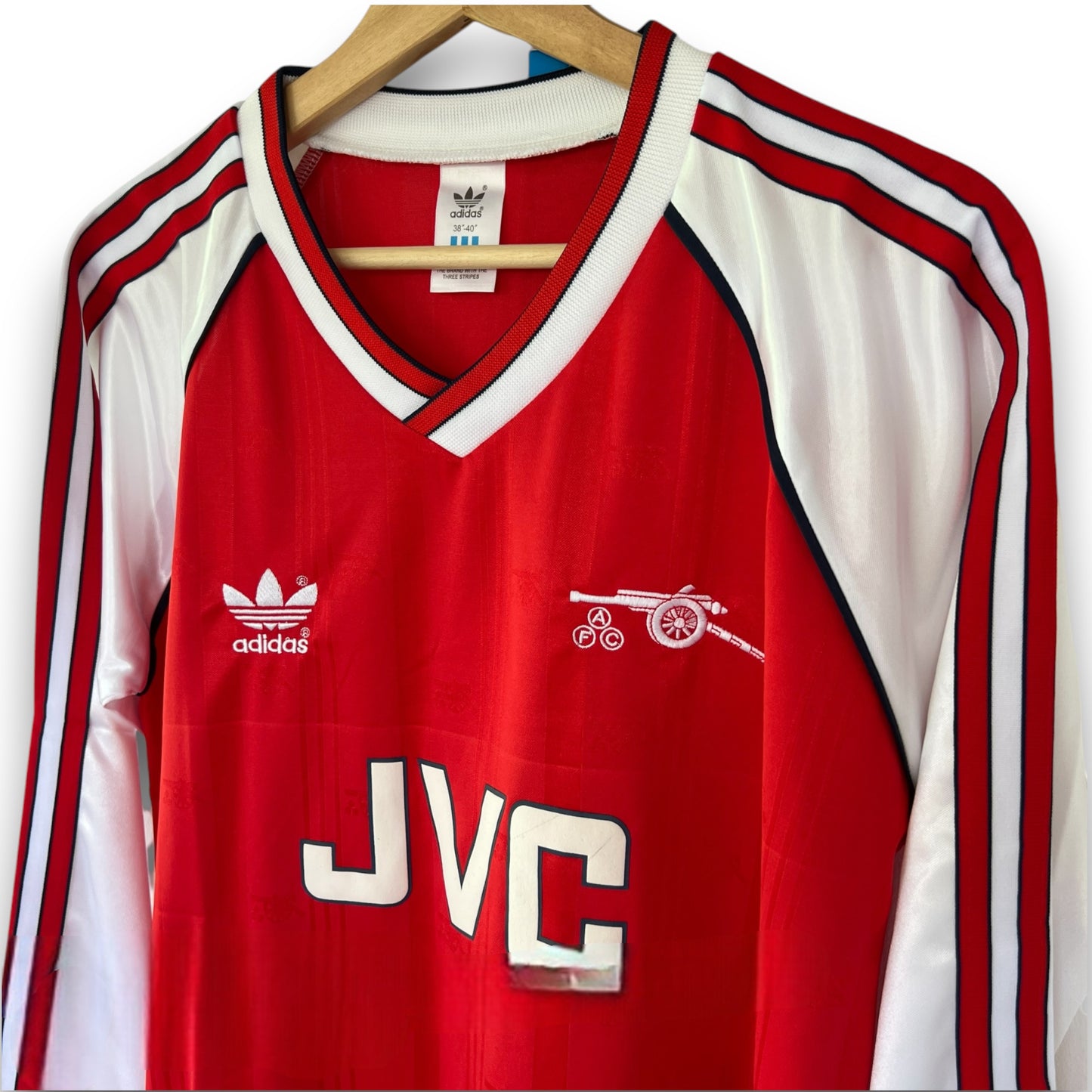Camiseta Arsenal 1988-1989 Local Manga Larga