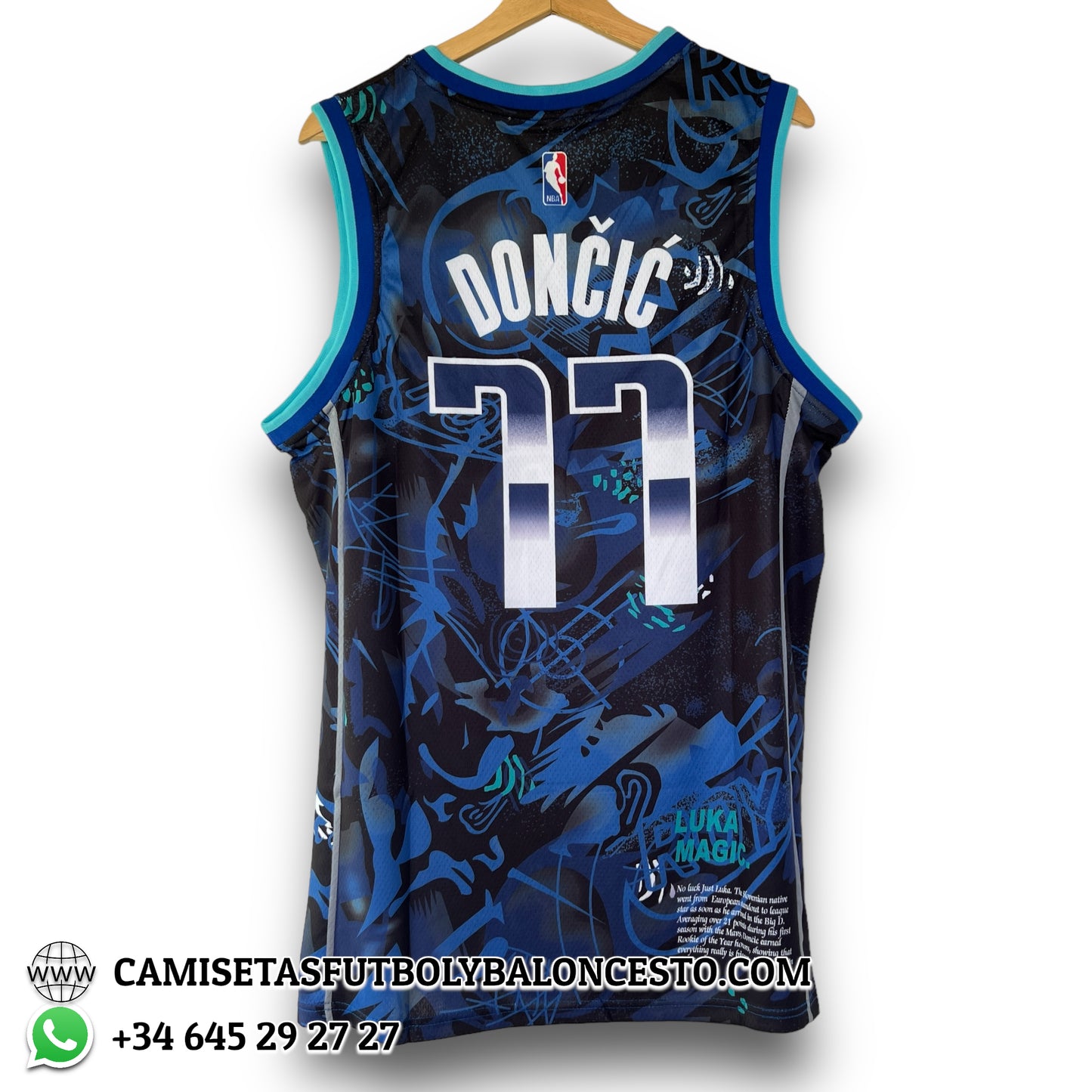 Camiseta Dallas Mavericks Doncic - Roy Select - 20/21