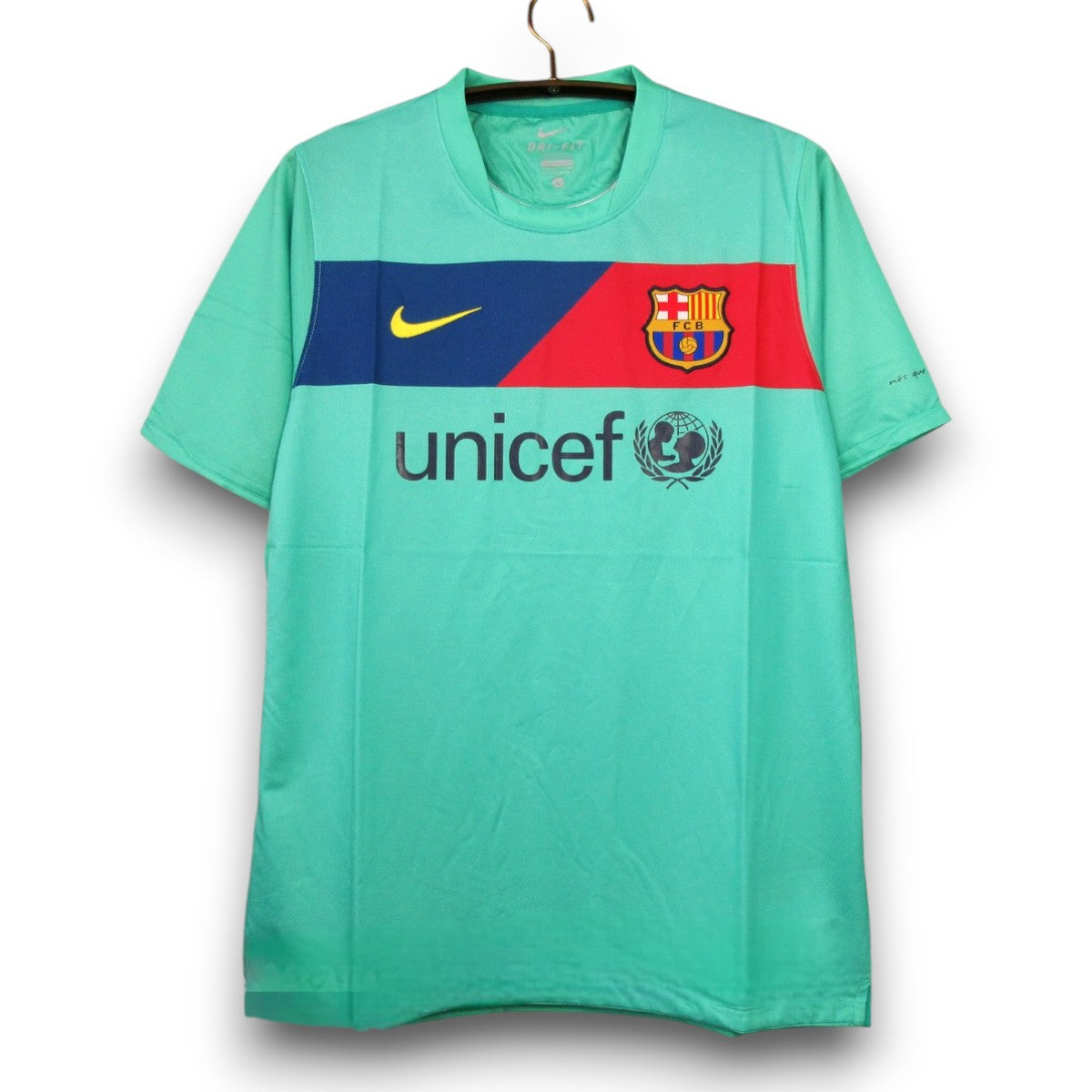 Camiseta Azul Barça Unicef Camiseta Barcelona 2010-2011 Visitante