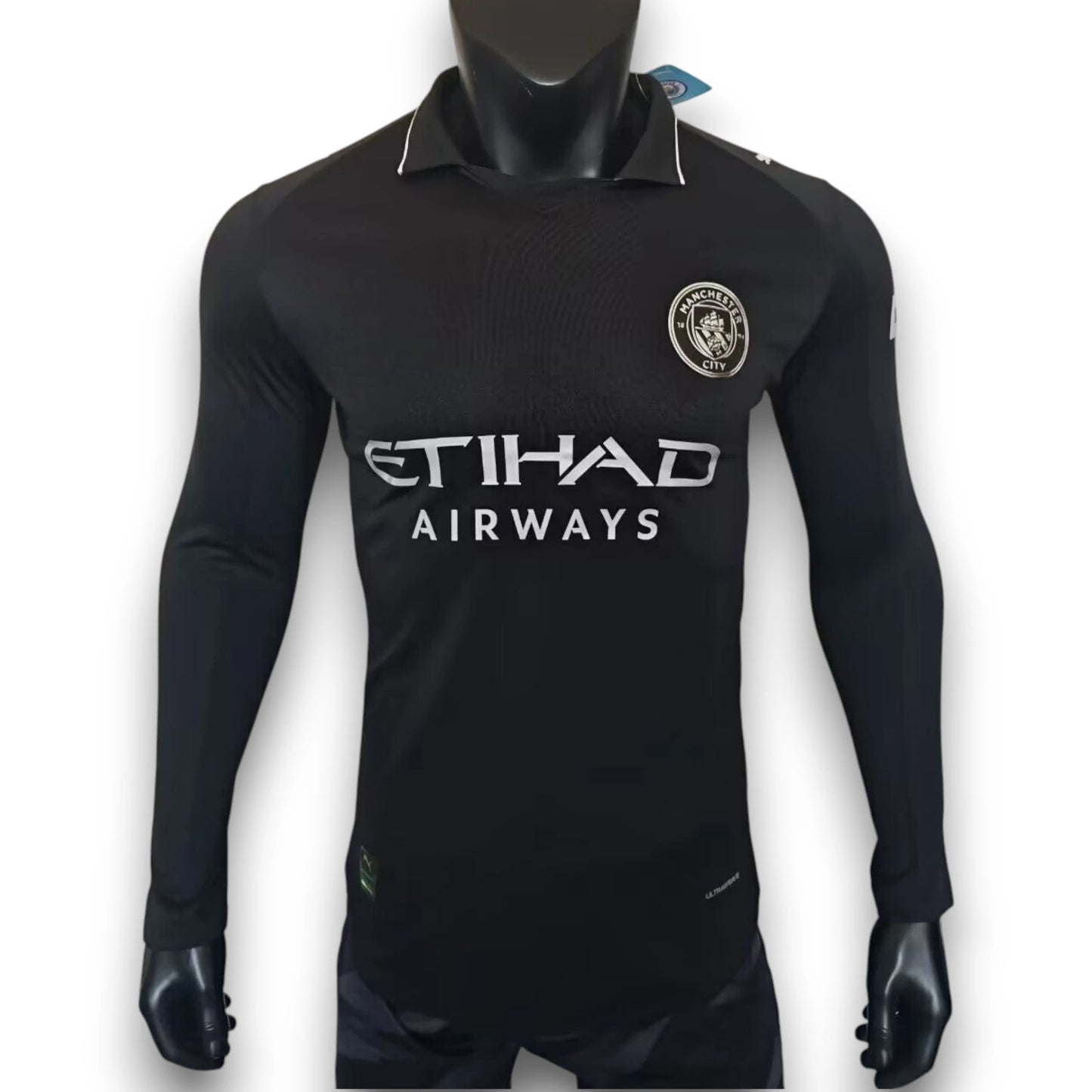 Camiseta Manchester City 2025-2026 Visitante Pro Player Manga Larga