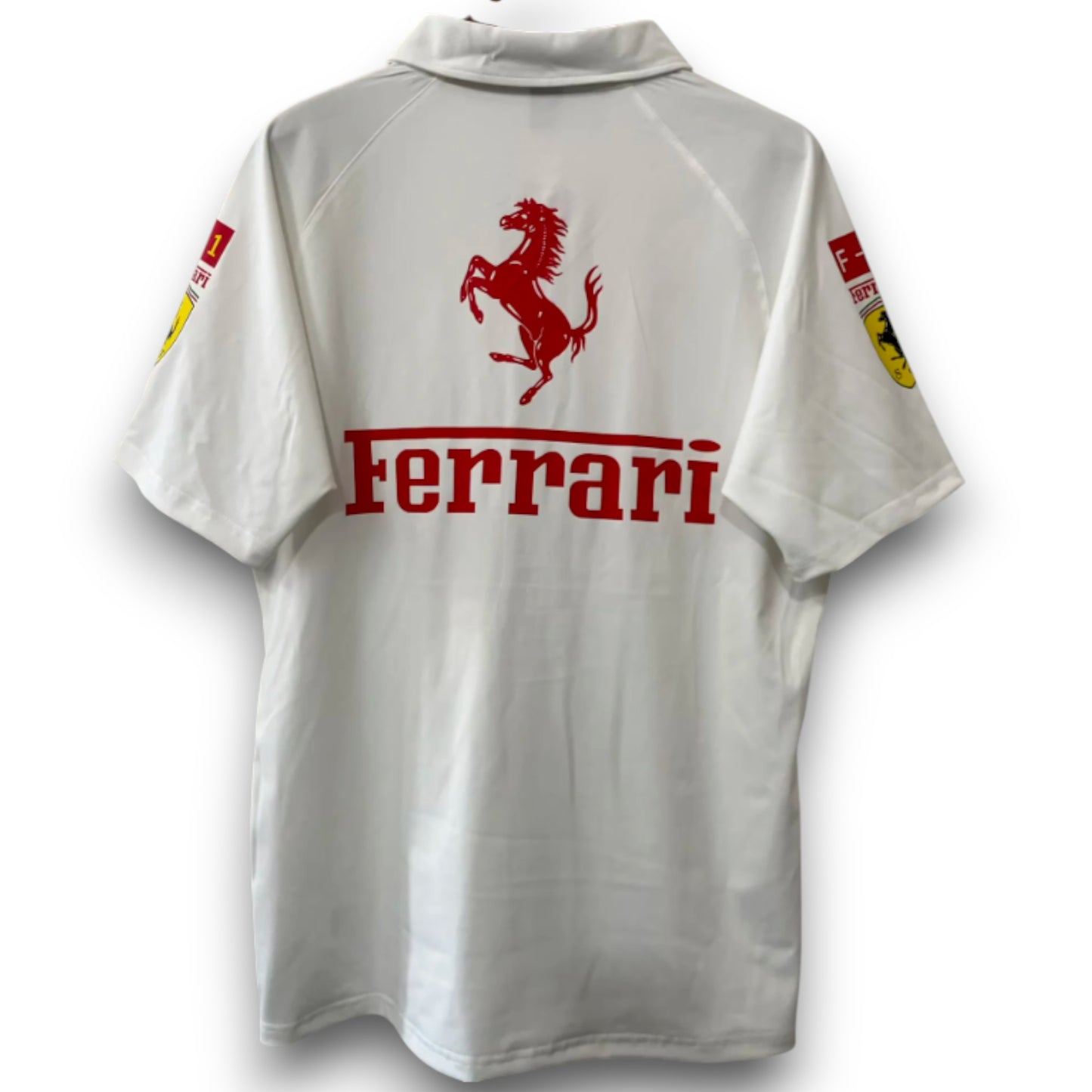 Polo equipo Ferrari 2025-2026 White