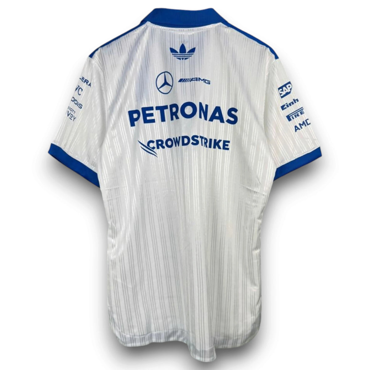 Polo equipo Mercedes 2026 White/Blue