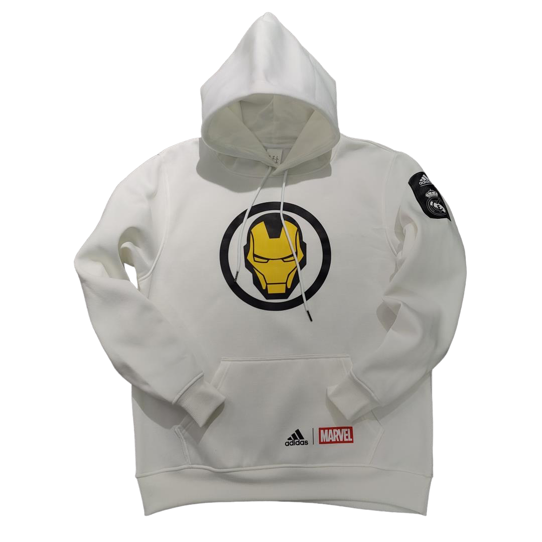 Sudadera Madrid x Marvel 22/23 Blanca - Sudadera Adulto