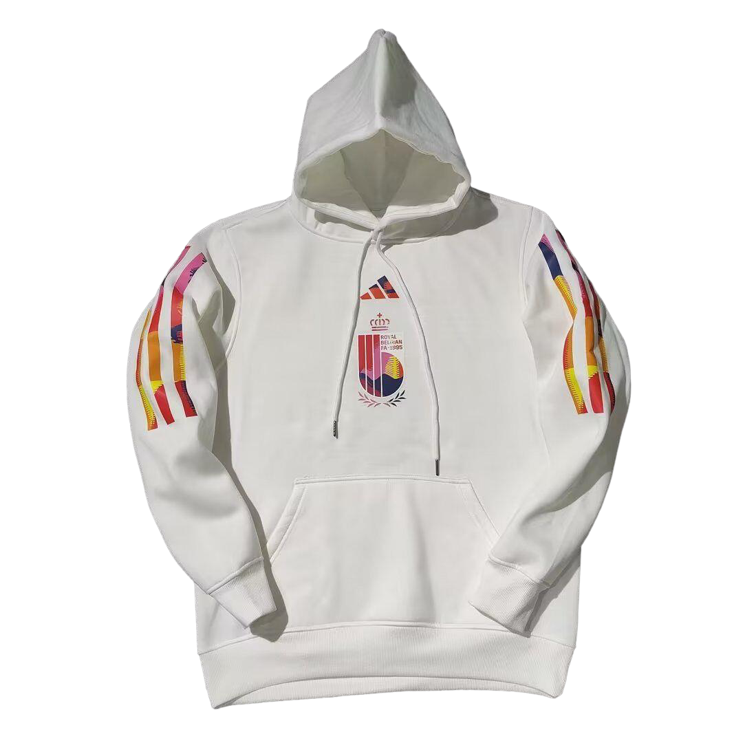 Sudadera Bélgica 22/23 Blanca - Sudadera Adulto