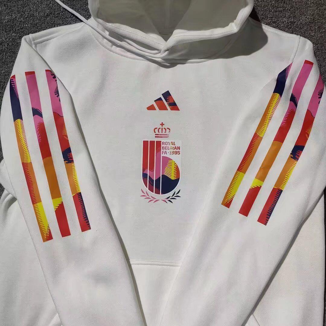 Sudadera Bélgica 22/23 Blanca - Sudadera Adulto