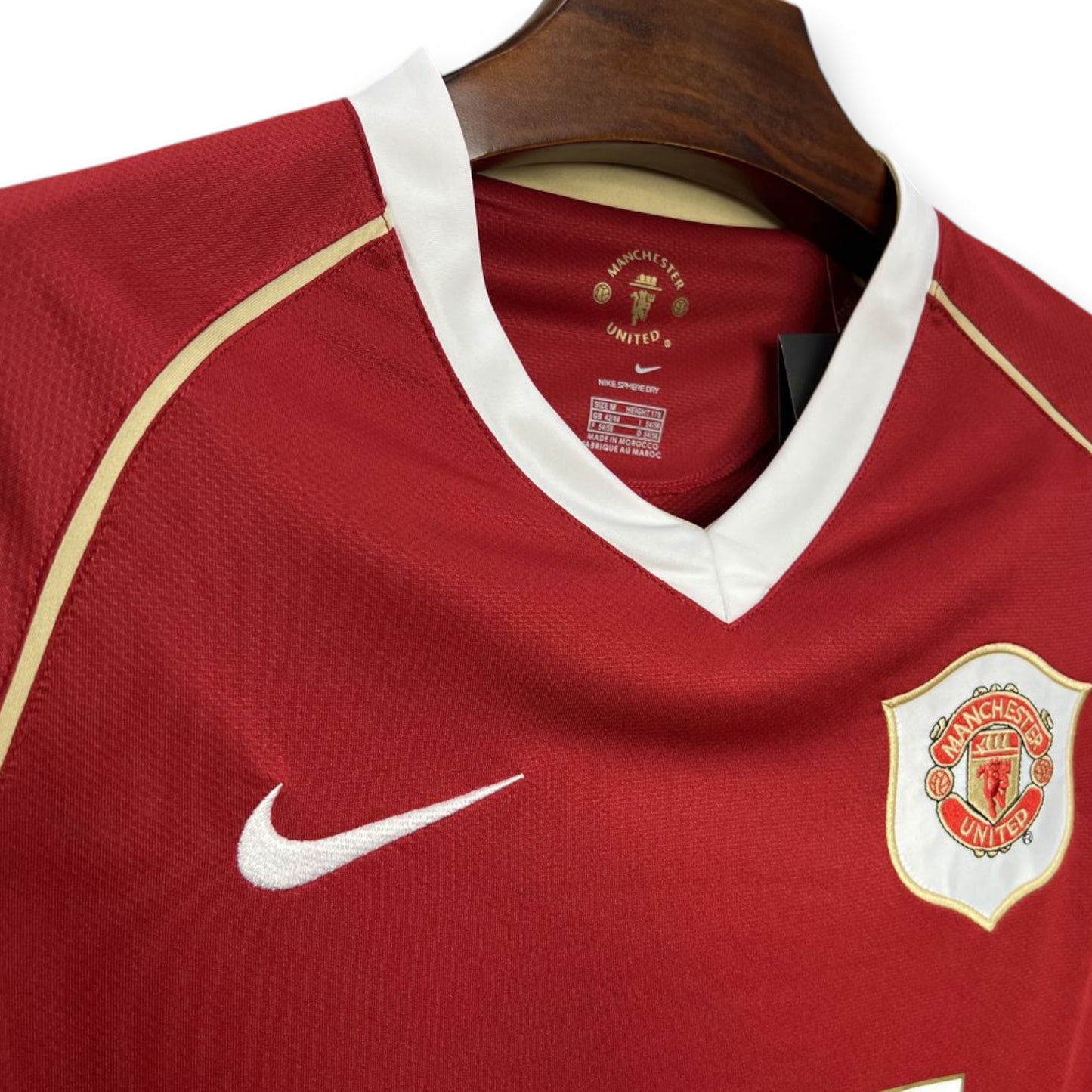 Camiseta Manchester United 2006-2007 Local