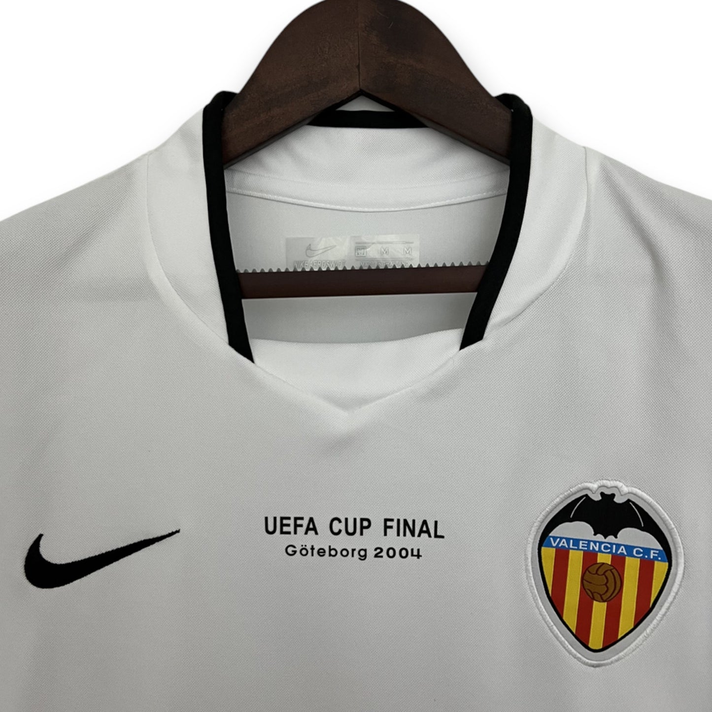 Camiseta Valencia CF 2003-2004 Local Final UEFA
