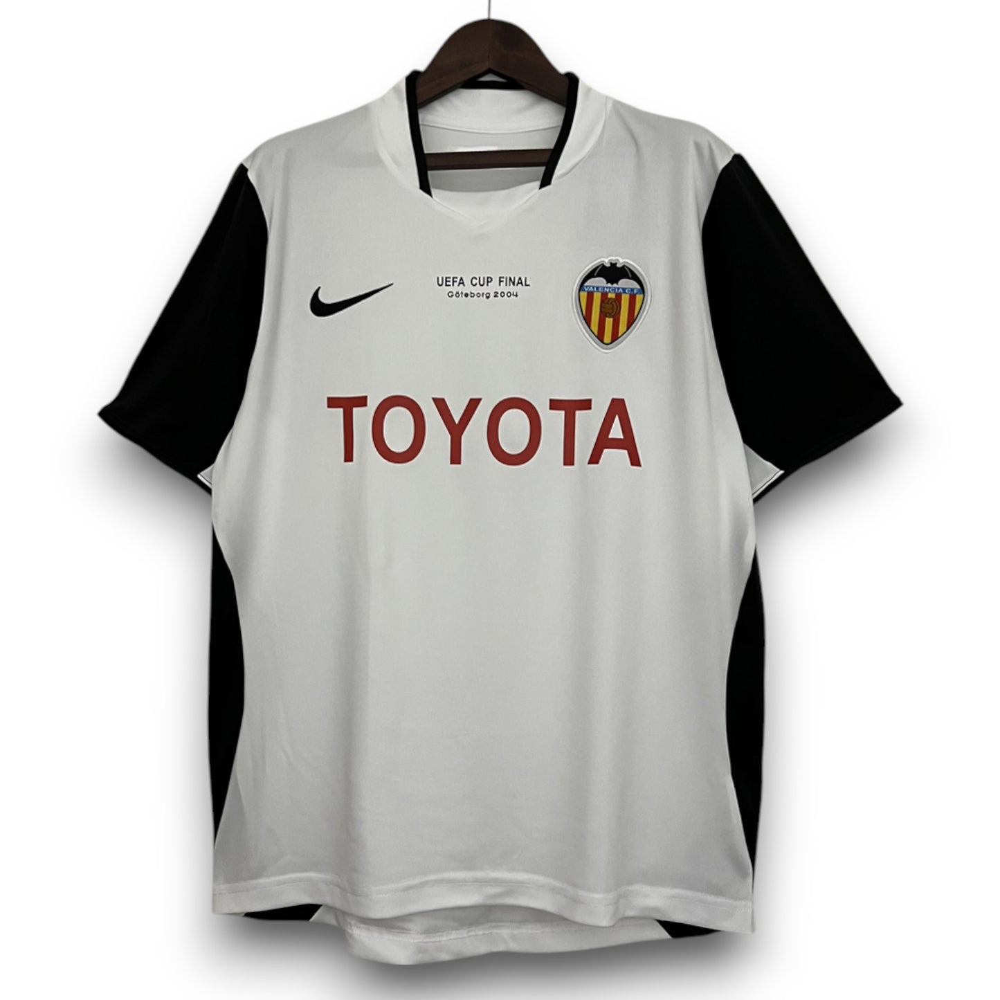 Camiseta Valencia CF 2003-2004 Local Final UEFA