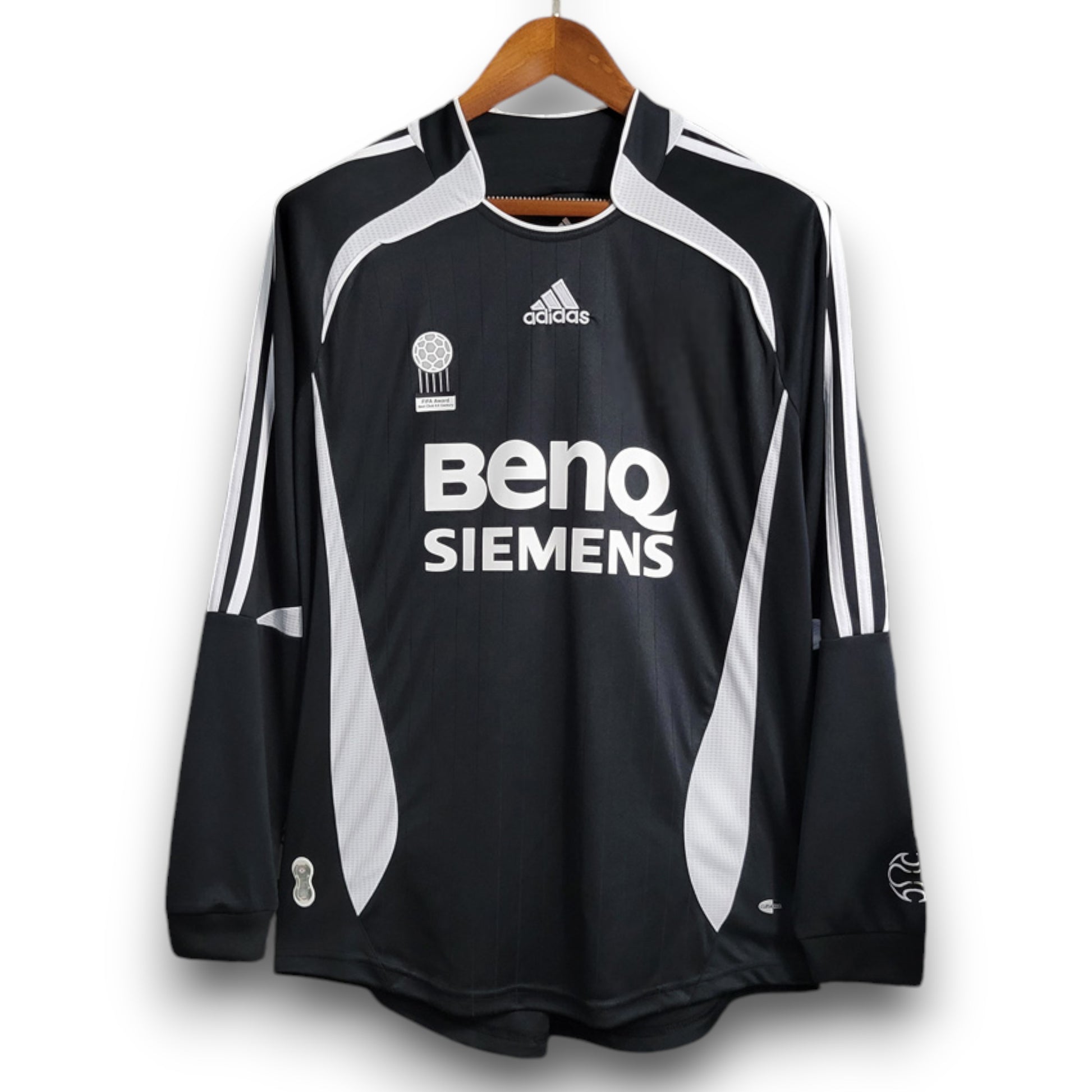 Camiseta Real Madrid 2006-2007 Visitante Manga Larga