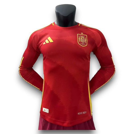 Camiseta España 2024-2025 Local Manga Larga - Version Pro Player