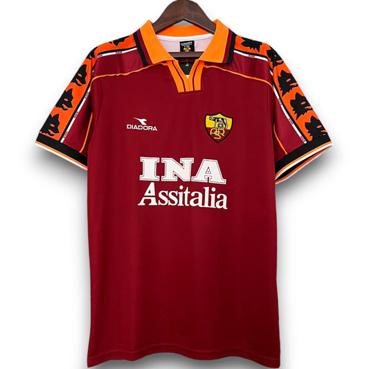 Camiseta AS Roma 1998-1999 Local