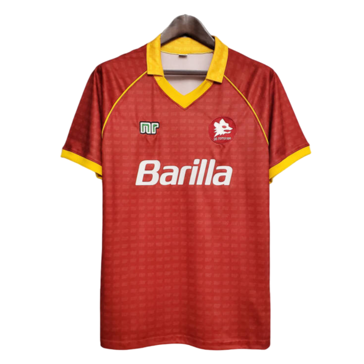 Camiseta AS Roma 1990-1991 Local