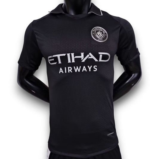 Camiseta Manchester City 2025-2026 Black - Version Pro Player